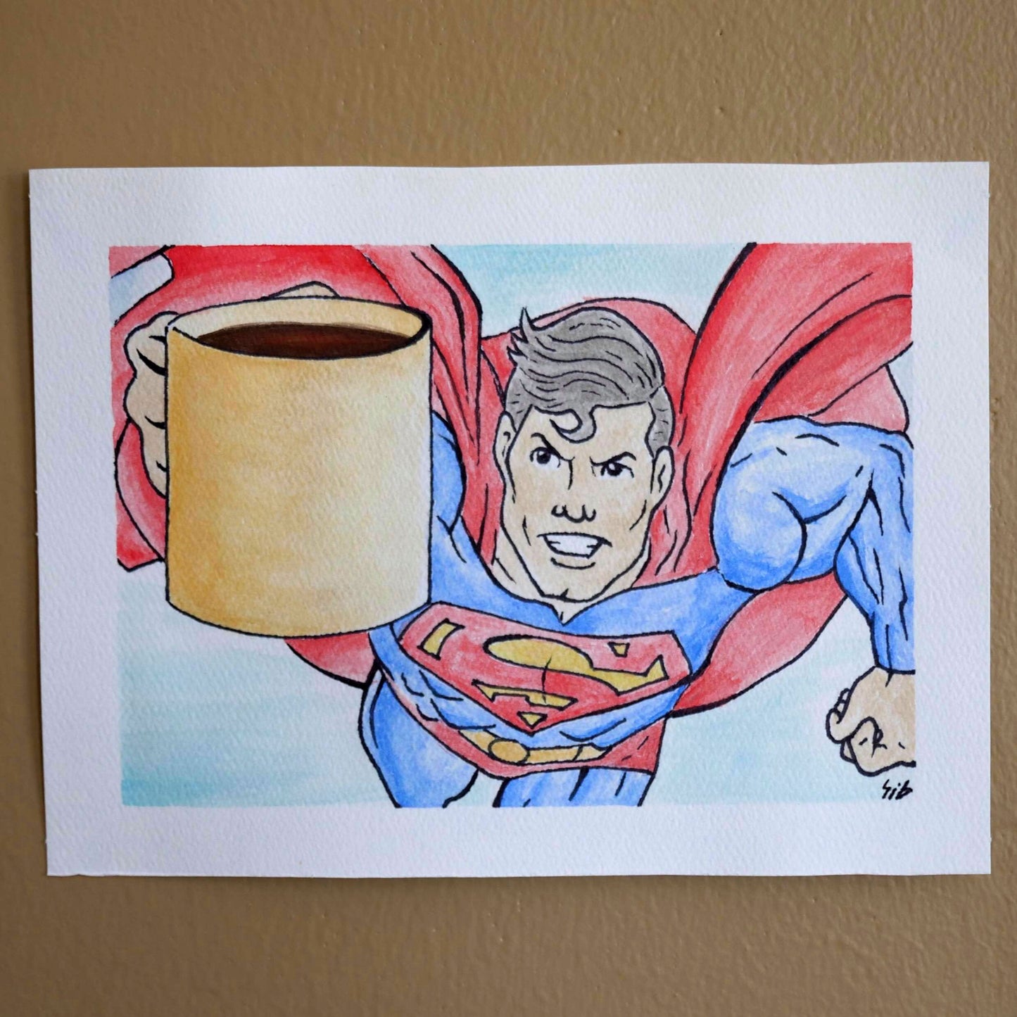 Superman Painting