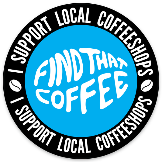 Support Local Blue Sticker