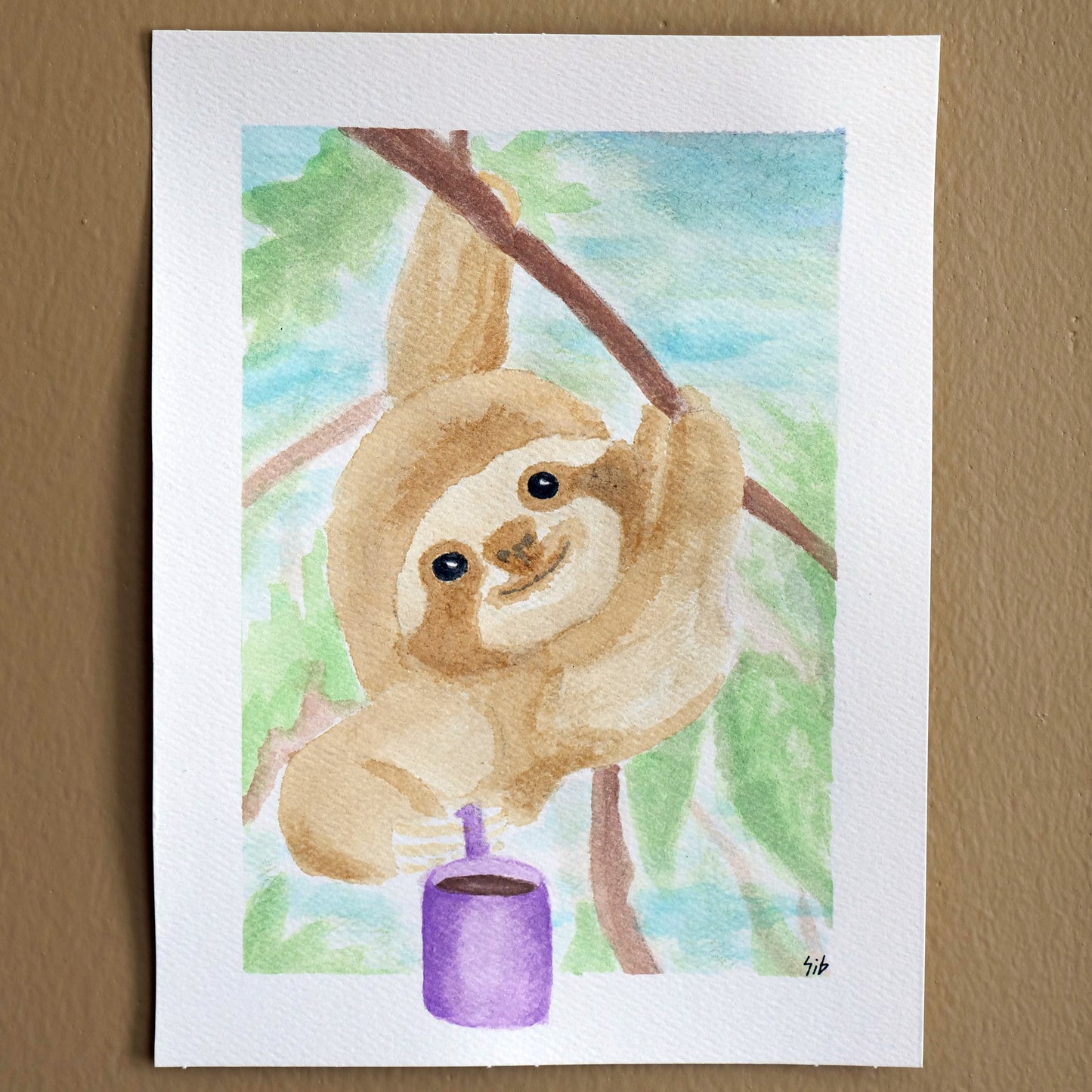 Sloth Painting